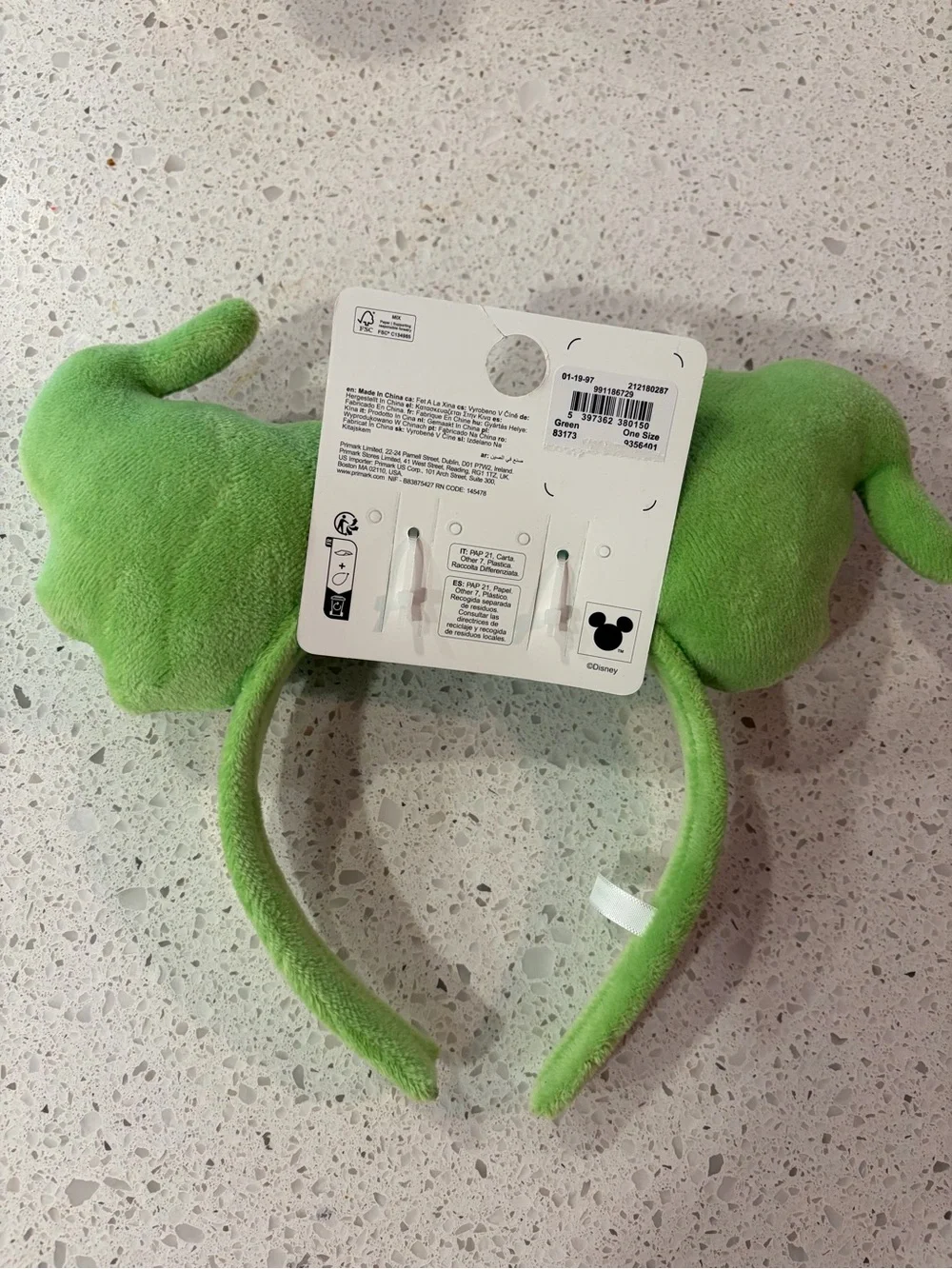 Disney Nightmare Before Christmas Oogie Boogie Plush Headband *Primark* NEW